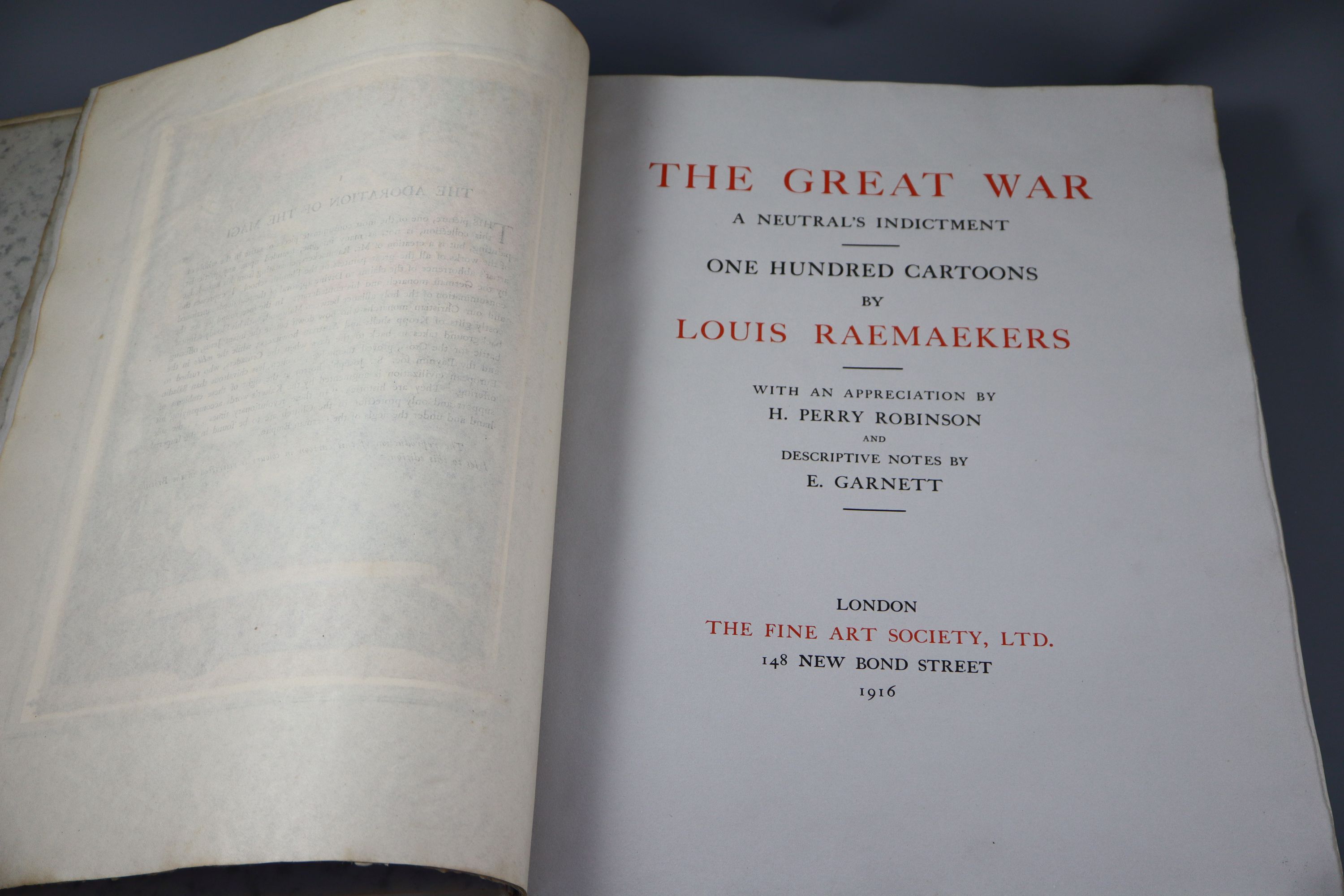 Raemaekers, Louis - The Great War, folio,